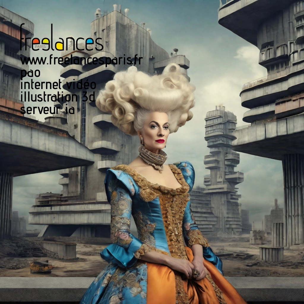 Pao mise en page internet vidéo illustration 3d serveur IA générative AI freelance paris studio de création magazines 73te8jl0